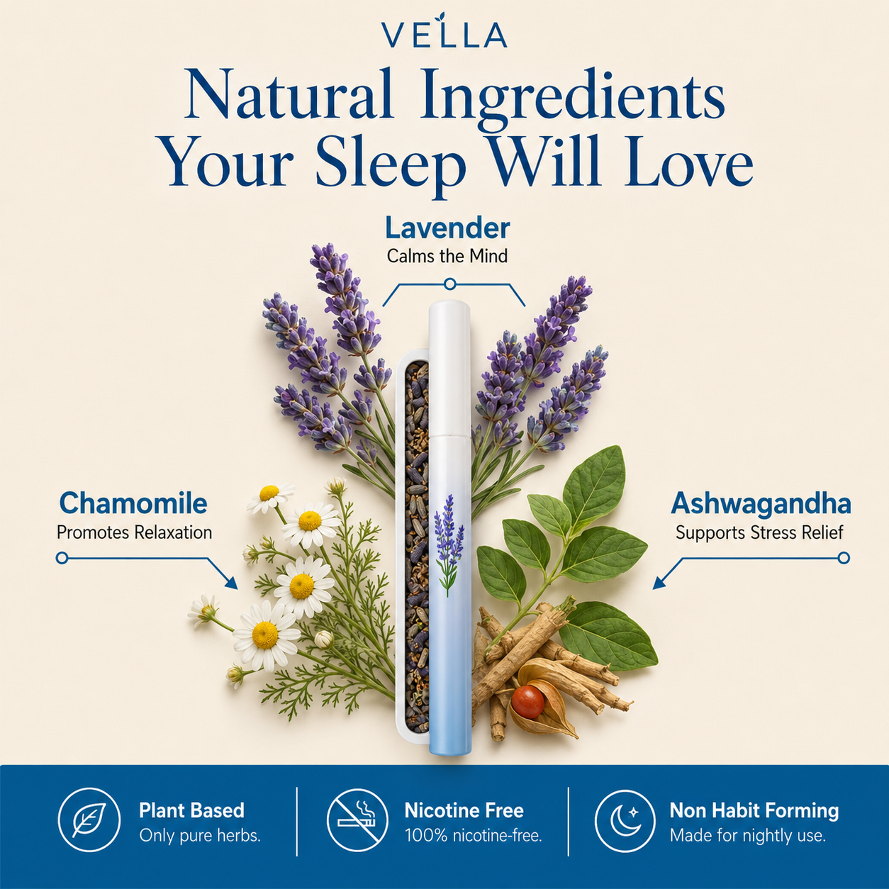 Vella Herbal Calming Diffuser